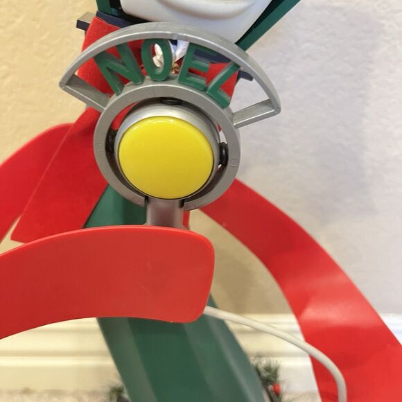 Telco Frank E Post Singing Animated Christmas Lamp Post Tested Works Vtg READ - Picture 4 of 11